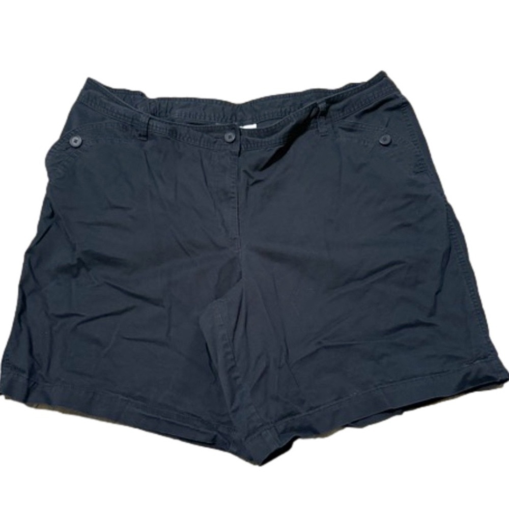 JMS Just My Size Cotton Spandex Ebony Bermuda Shorts Plus Women Size 24W